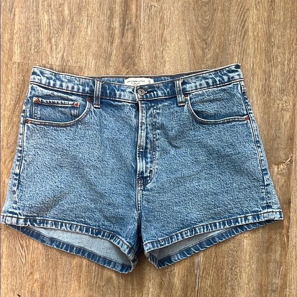 Abercrombie & Fitch Blue Jean Shorts
